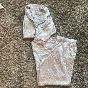 Victoria’s Secret grey star pajama set size large